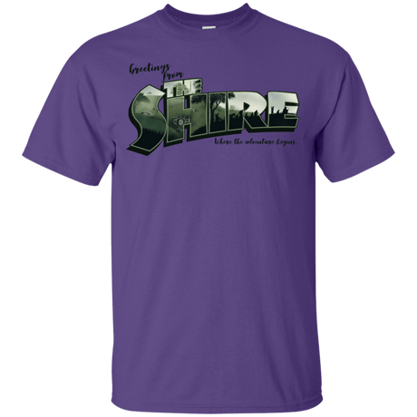 T-Shirts Purple / YXS Greetings from the Shire Youth T-Shirt