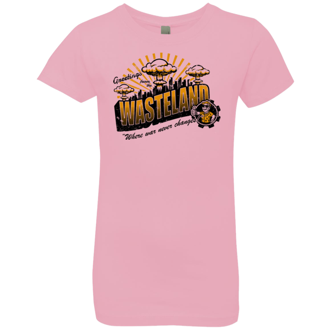 T-Shirts Light Pink / YXS Greetings from the Wasteland! Girls Premium T-Shirt