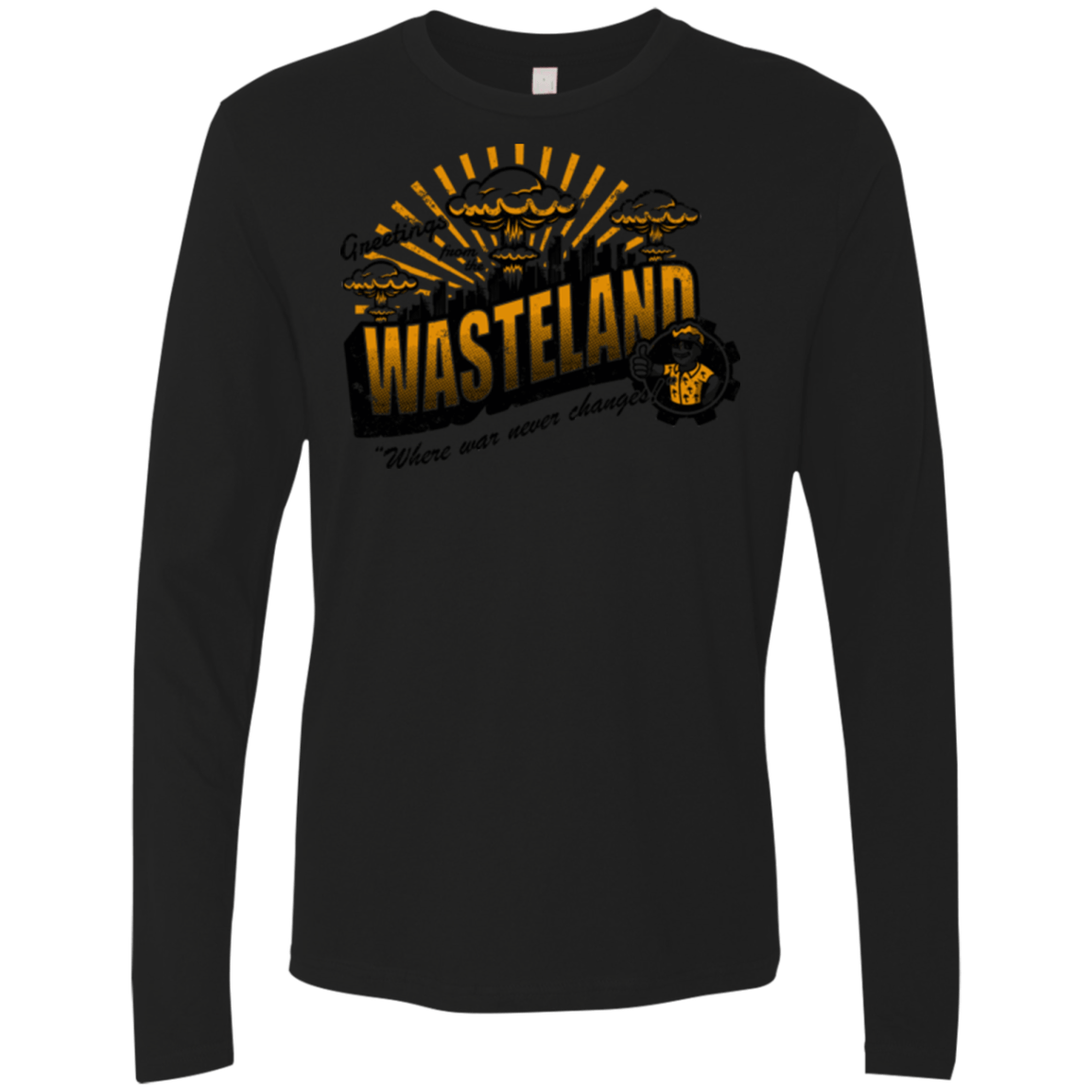 Greetings from the Wasteland! Men's Premium Long Sleeve