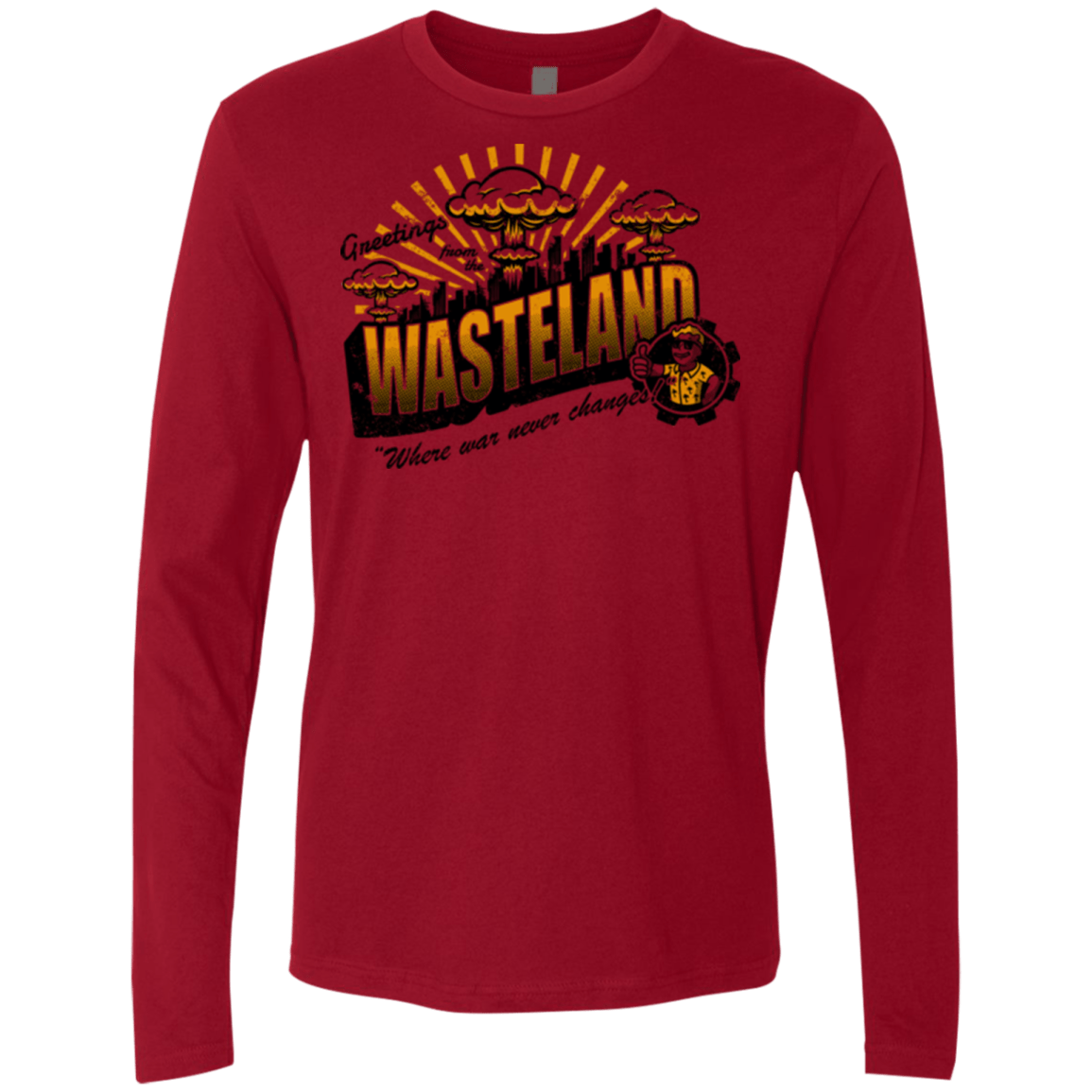 Greetings from the Wasteland! Men's Premium Long Sleeve