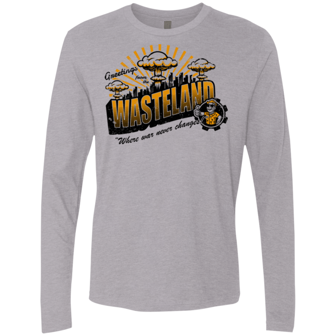 Greetings from the Wasteland! Men's Premium Long Sleeve