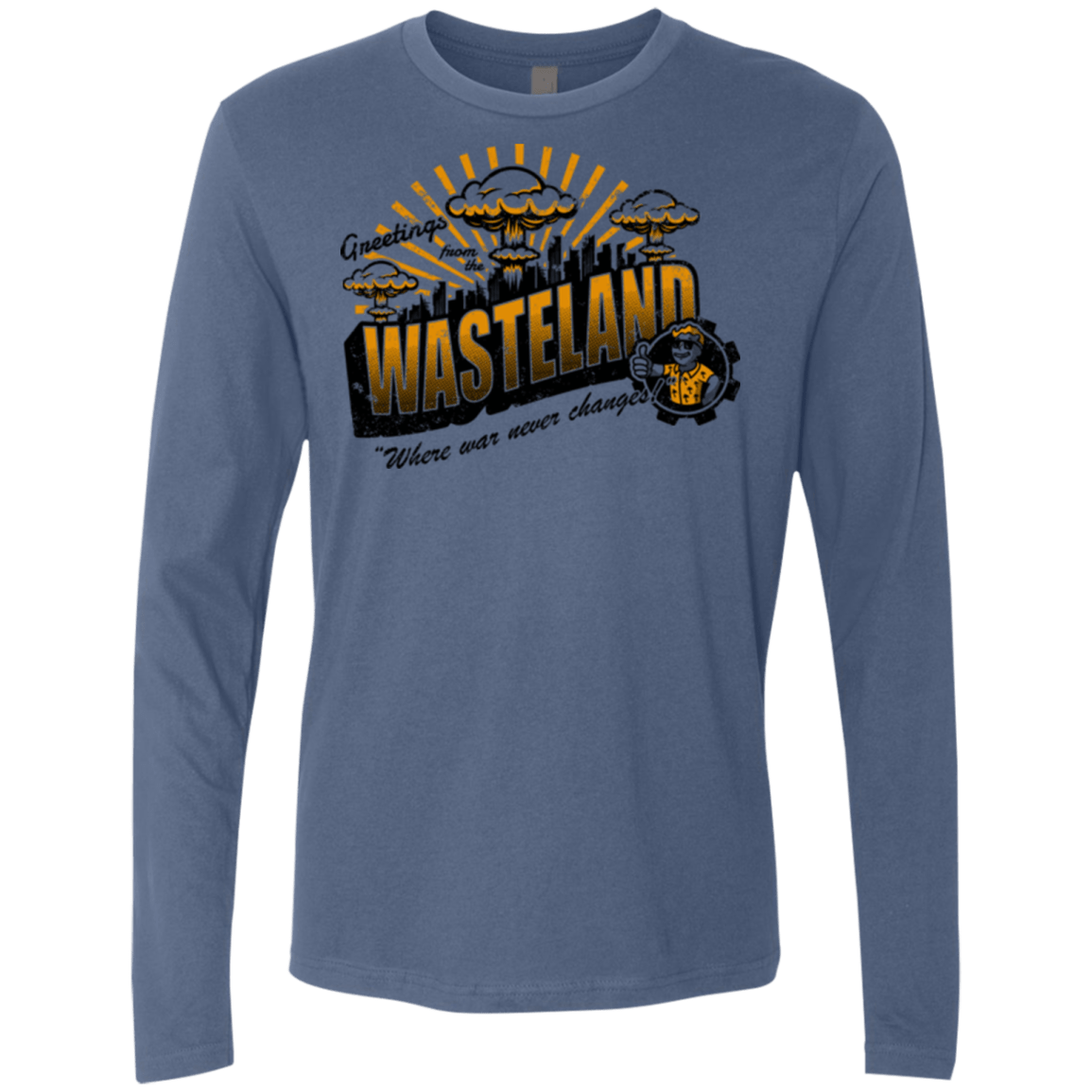 Greetings from the Wasteland! Men's Premium Long Sleeve