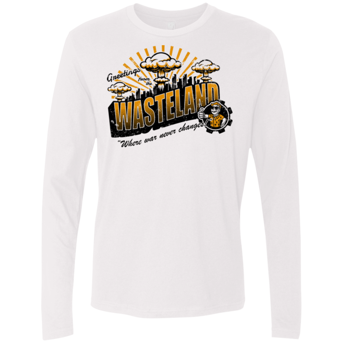 Greetings from the Wasteland! Men's Premium Long Sleeve