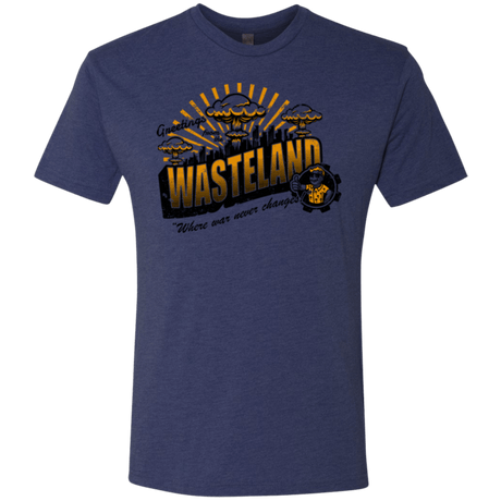 T-Shirts Vintage Navy / Small Greetings from the Wasteland! Men's Triblend T-Shirt
