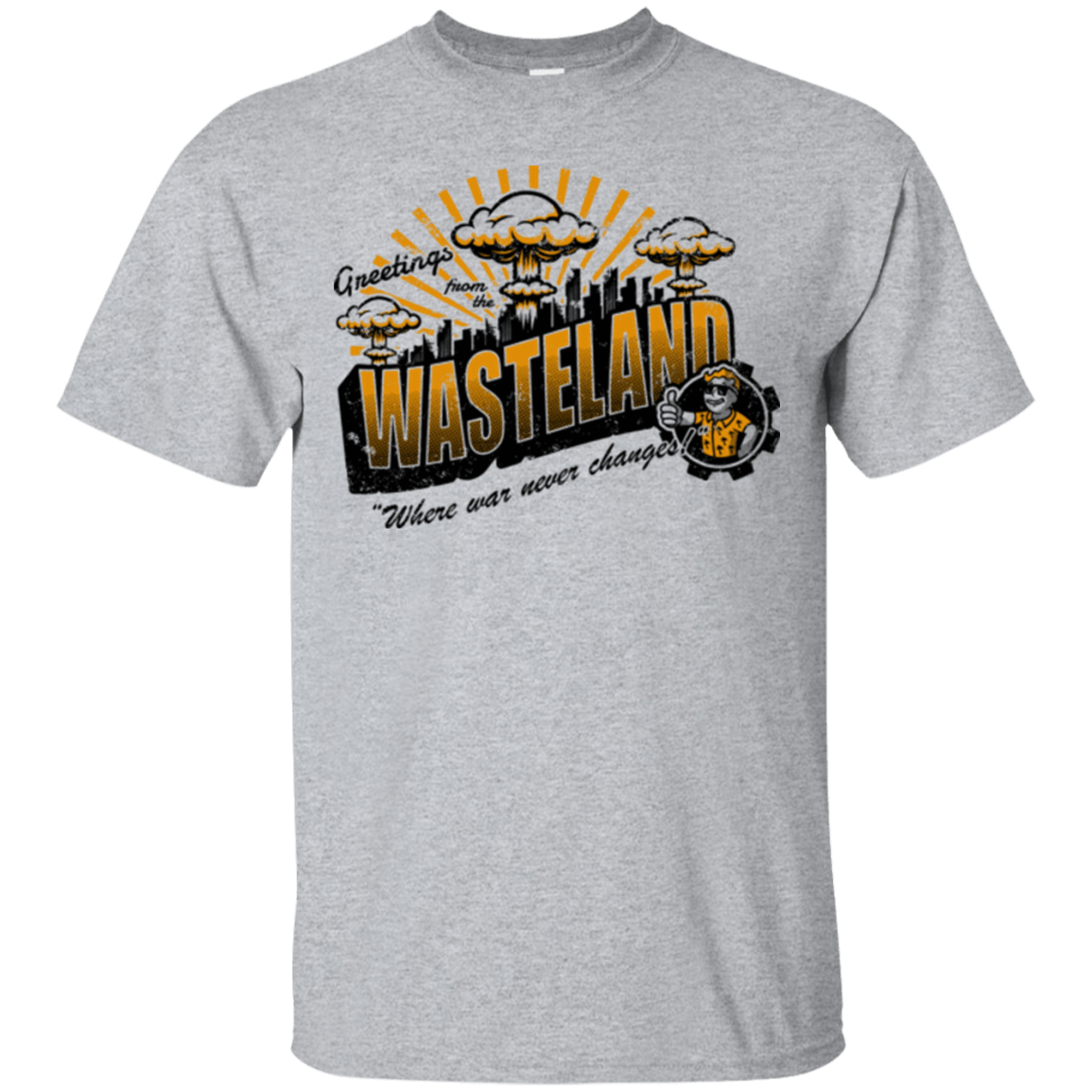 T-Shirts Sport Grey / Small Greetings from the Wasteland! T-Shirt