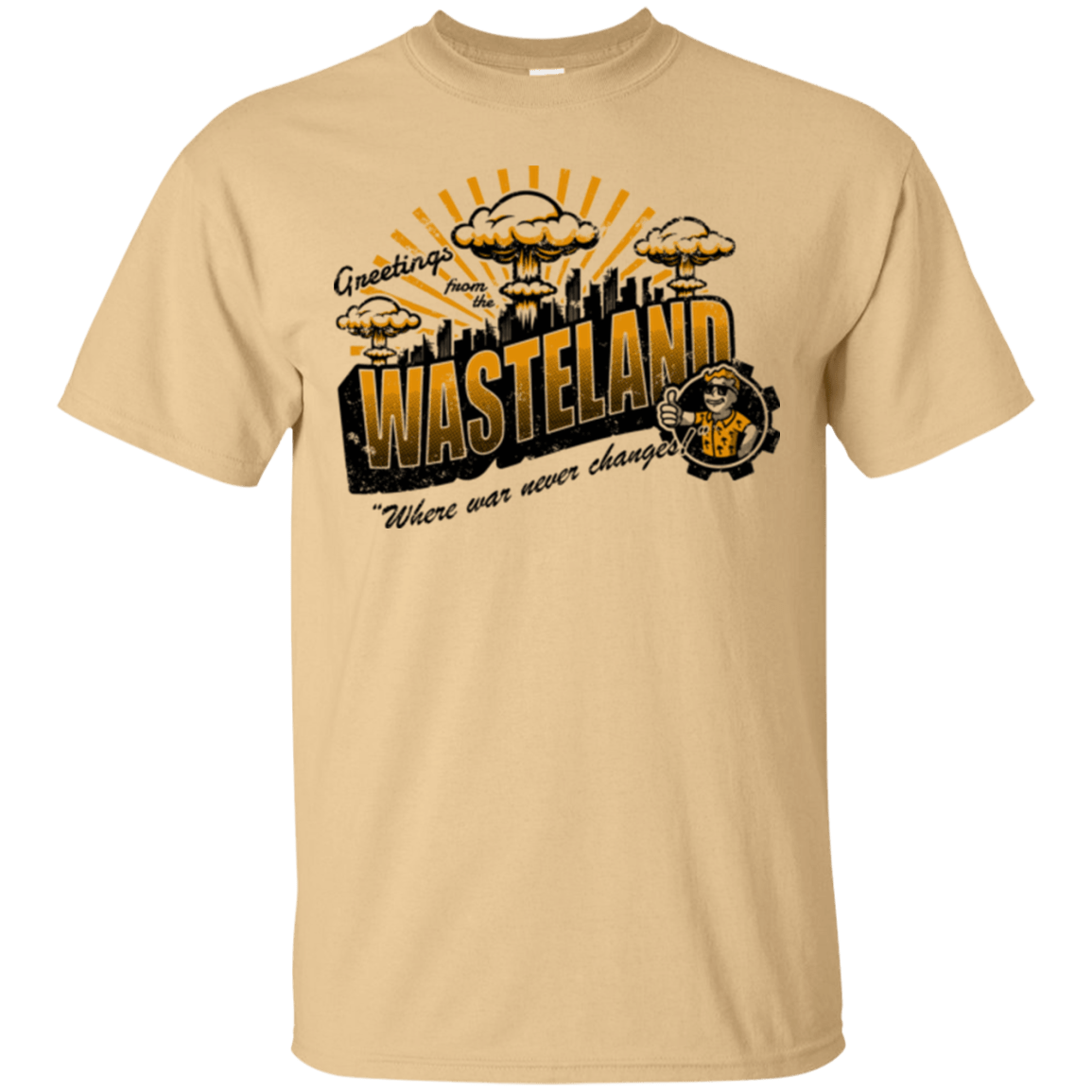 T-Shirts Vegas Gold / Small Greetings from the Wasteland! T-Shirt