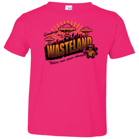 T-Shirts Hot Pink / 2T Greetings from the Wasteland! Toddler Premium T-Shirt