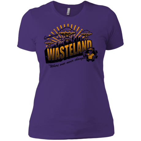 T-Shirts Purple / X-Small Greetings from the Wasteland! Women's Premium T-Shirt