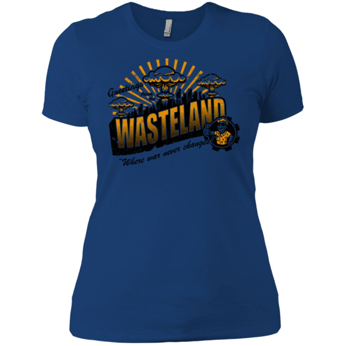 T-Shirts Royal / X-Small Greetings from the Wasteland! Women's Premium T-Shirt