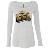 T-Shirts Heather White / Small Greetings from the Wasteland! Women's Triblend Long Sleeve Shirt