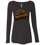 T-Shirts Vintage Black / Small Greetings from the Wasteland! Women's Triblend Long Sleeve Shirt