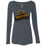 T-Shirts Vintage Navy / Small Greetings from the Wasteland! Women's Triblend Long Sleeve Shirt