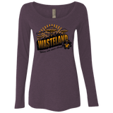 T-Shirts Vintage Purple / Small Greetings from the Wasteland! Women's Triblend Long Sleeve Shirt