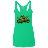 T-Shirts Envy / X-Small Greetings from the Wasteland! Women's Triblend Racerback Tank