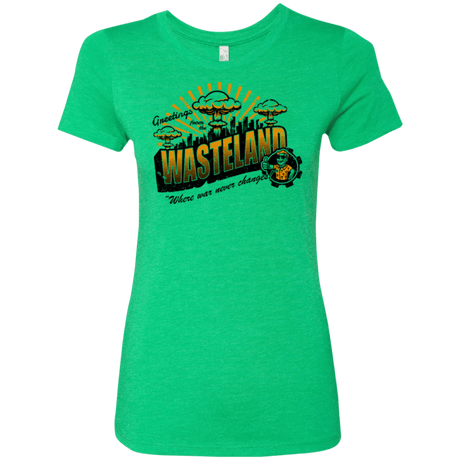 T-Shirts Envy / Small Greetings from the Wasteland! Women's Triblend T-Shirt