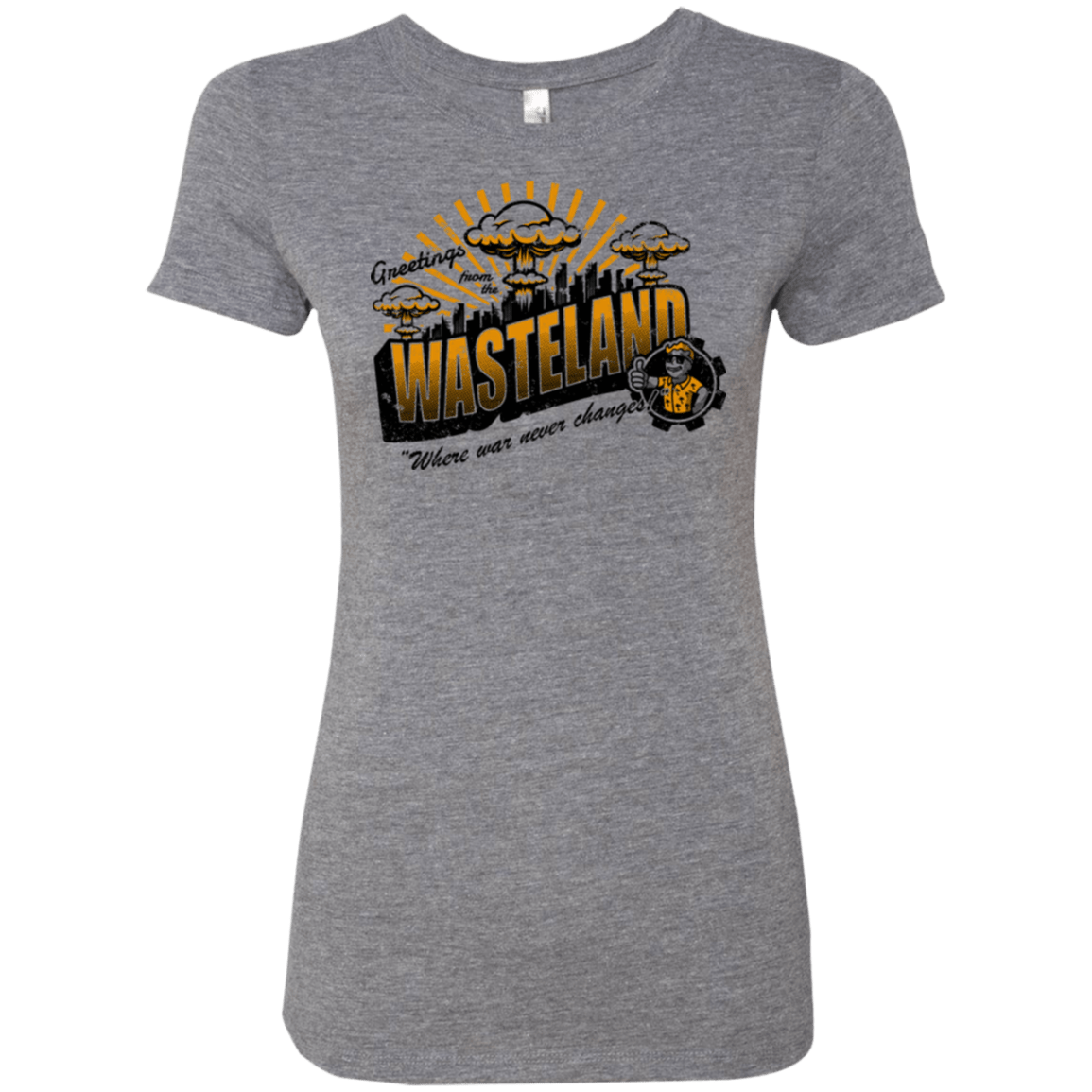 T-Shirts Premium Heather / Small Greetings from the Wasteland! Women's Triblend T-Shirt