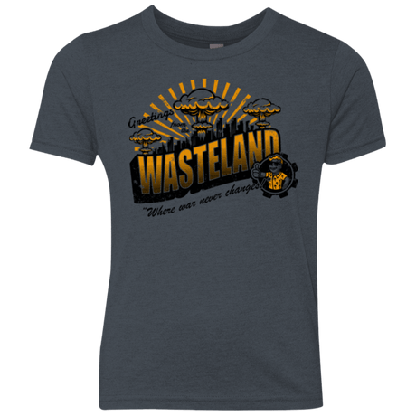 T-Shirts Vintage Navy / YXS Greetings from the Wasteland! Youth Triblend T-Shirt