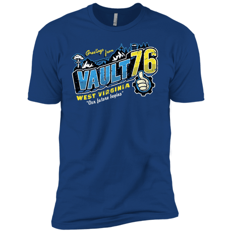 T-Shirts Royal / YXS Greetings from WV Vault Boys Premium T-Shirt