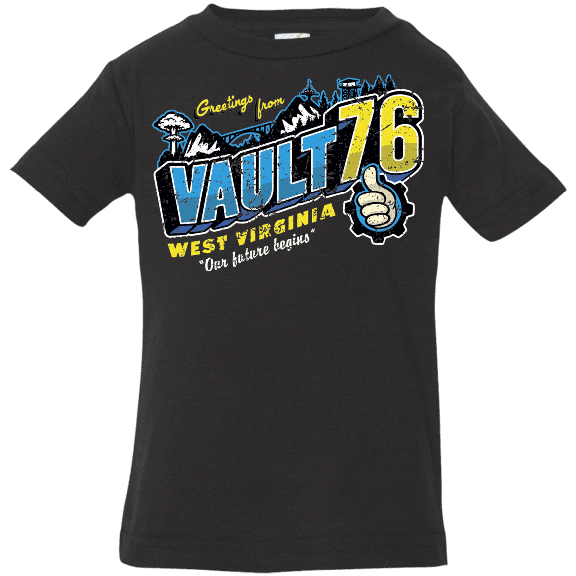 T-Shirts Black / 6 Months Greetings from WV Vault Infant Premium T-Shirt