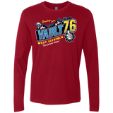 T-Shirts Cardinal / S Greetings from WV Vault Men's Premium Long Sleeve