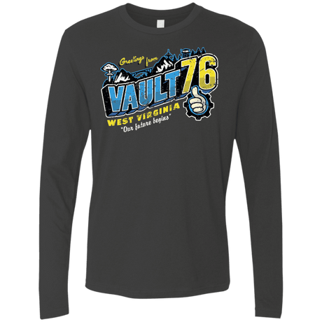 T-Shirts Heavy Metal / S Greetings from WV Vault Men's Premium Long Sleeve