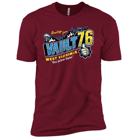 T-Shirts Cardinal / X-Small Greetings from WV Vault Men's Premium T-Shirt