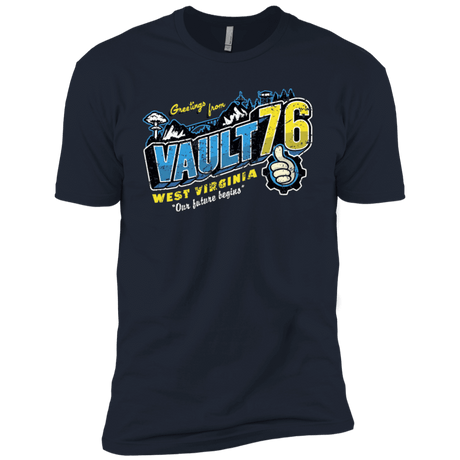 T-Shirts Midnight Navy / X-Small Greetings from WV Vault Men's Premium T-Shirt