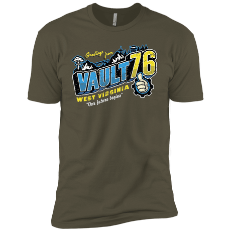 T-Shirts Military Green / X-Small Greetings from WV Vault Men's Premium T-Shirt