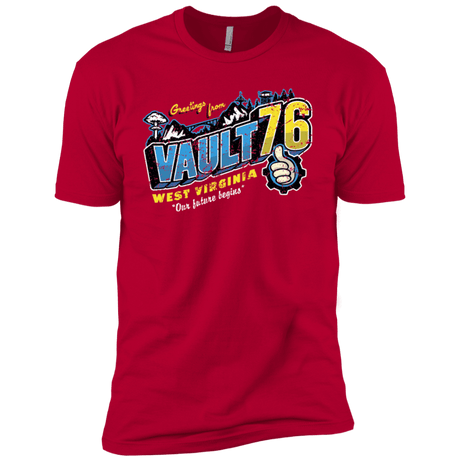 T-Shirts Red / X-Small Greetings from WV Vault Men's Premium T-Shirt