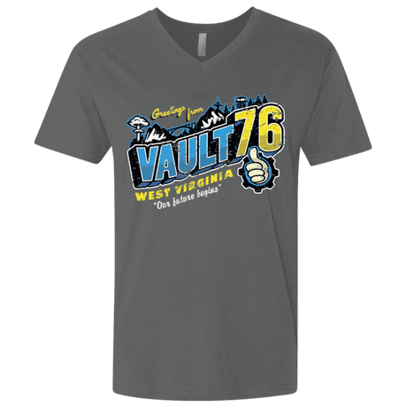 T-Shirts Heavy Metal / X-Small Greetings from WV Vault Men's Premium V-Neck