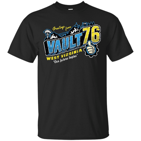 T-Shirts Black / S Greetings from WV Vault T-Shirt
