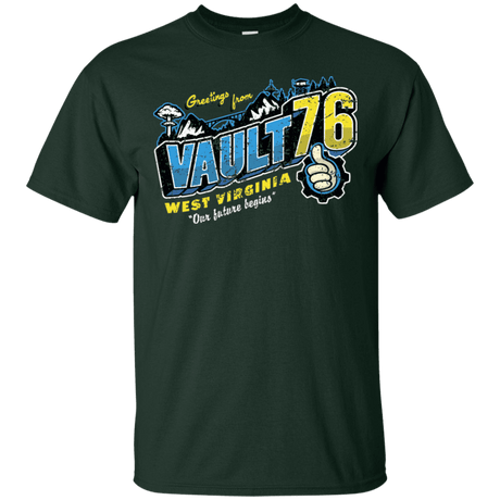 T-Shirts Forest / S Greetings from WV Vault T-Shirt