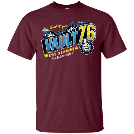 T-Shirts Maroon / S Greetings from WV Vault T-Shirt