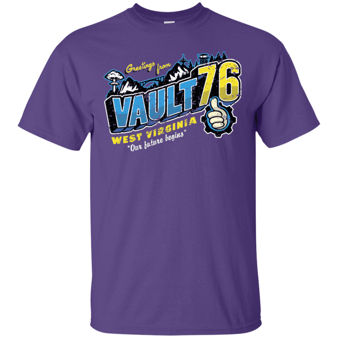 T-Shirts Purple / S Greetings from WV Vault T-Shirt