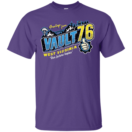 T-Shirts Purple / S Greetings from WV Vault T-Shirt