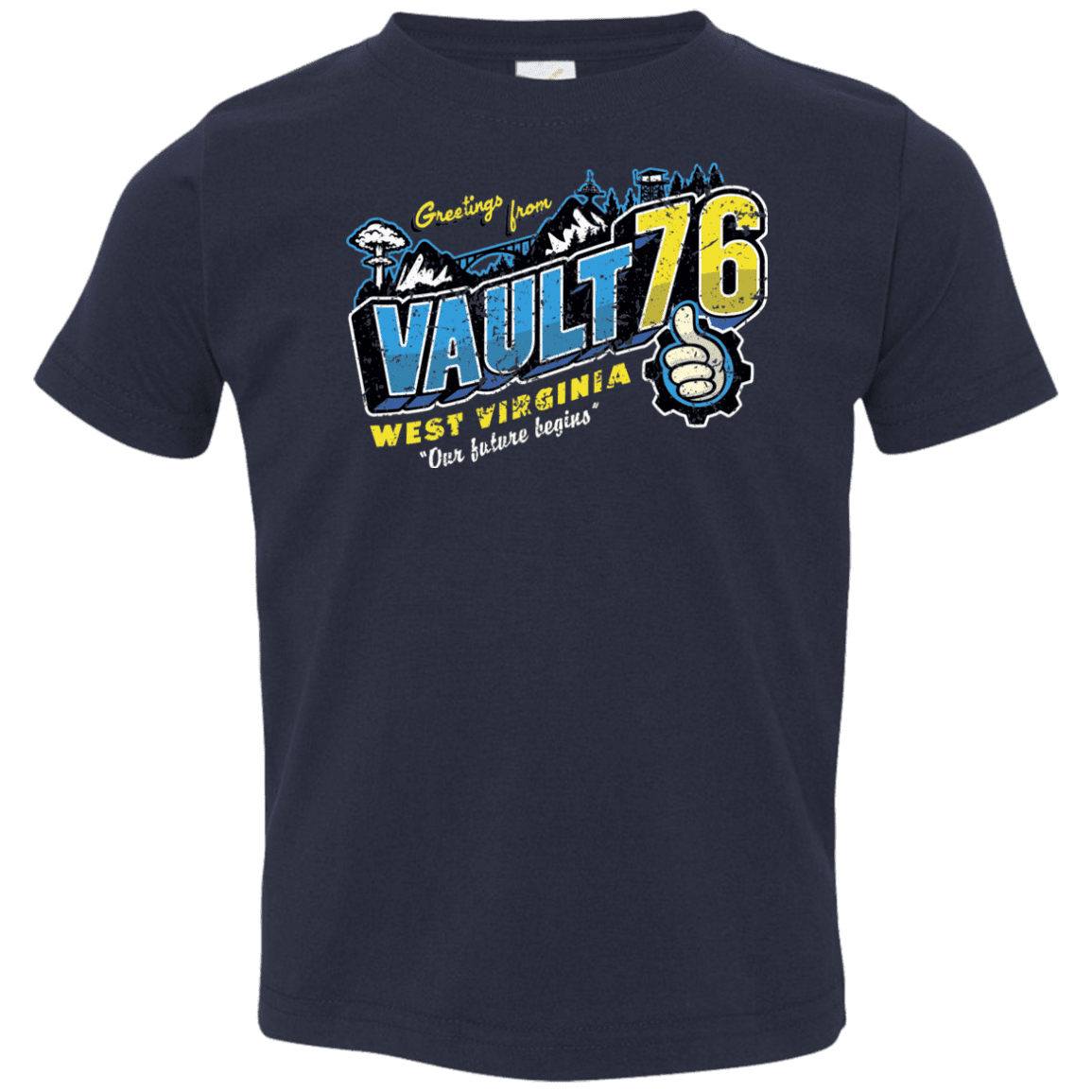 T-Shirts Navy / 2T Greetings from WV Vault Toddler Premium T-Shirt