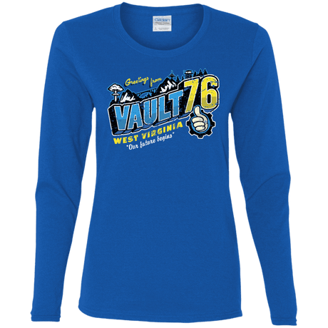 T-Shirts Royal / S Greetings from WV Vault Women's Long Sleeve T-Shirt