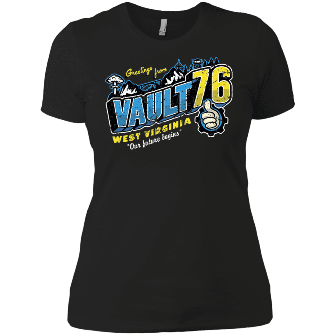 T-Shirts Black / X-Small Greetings from WV Vault Women's Premium T-Shirt