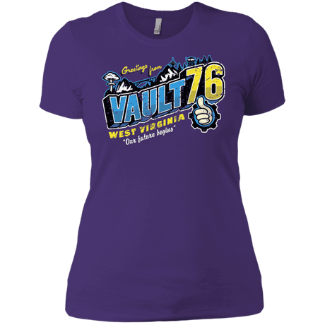 T-Shirts Purple Rush/ / X-Small Greetings from WV Vault Women's Premium T-Shirt