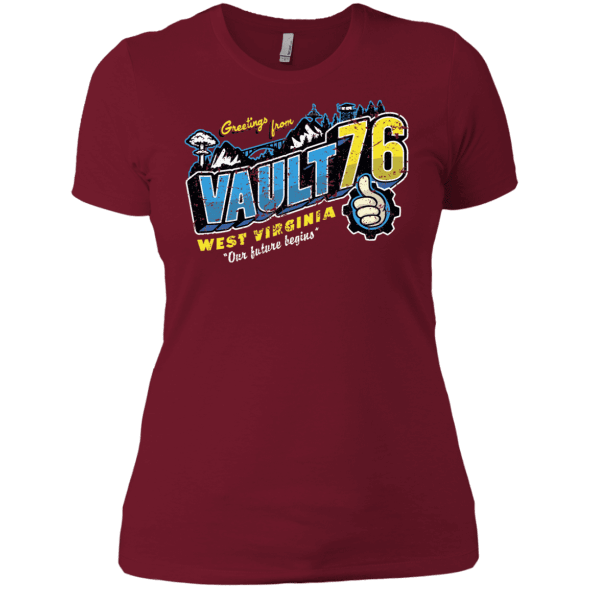 T-Shirts Scarlet / X-Small Greetings from WV Vault Women's Premium T-Shirt