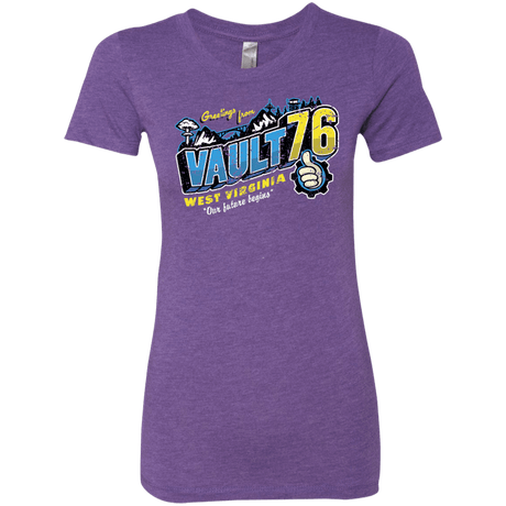 T-Shirts Purple Rush / S Greetings from WV Vault Women's Triblend T-Shirt