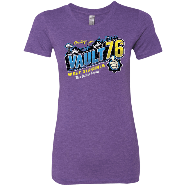 T-Shirts Purple Rush / S Greetings from WV Vault Women's Triblend T-Shirt