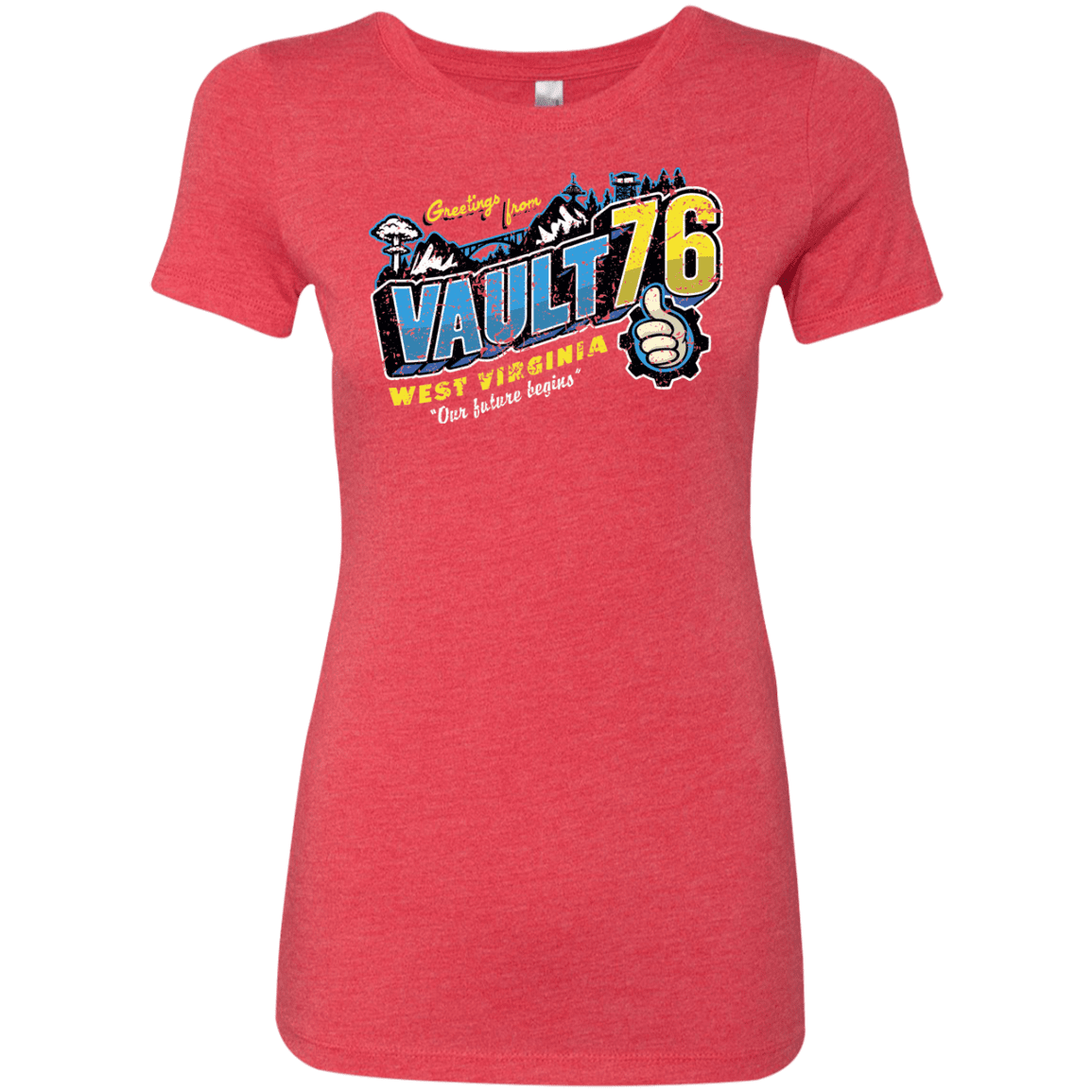 T-Shirts Vintage Red / S Greetings from WV Vault Women's Triblend T-Shirt