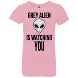 T-Shirts Light Pink / YXS Grey Alien Girls Premium T-Shirt