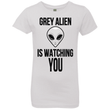 T-Shirts White / YXS Grey Alien Girls Premium T-Shirt