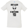 T-Shirts White / 6 Months Grey Alien Infant Premium T-Shirt