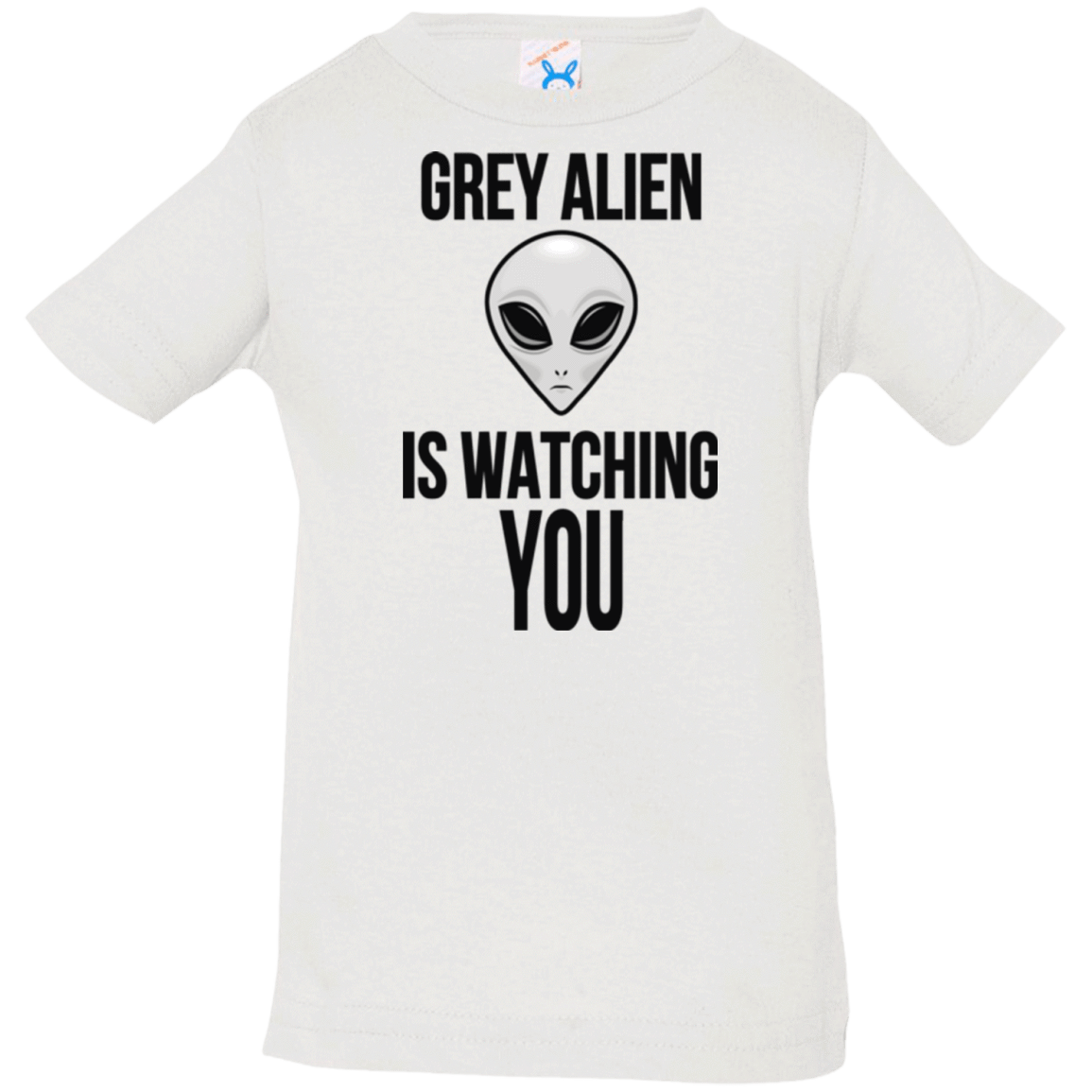 T-Shirts White / 6 Months Grey Alien Infant Premium T-Shirt