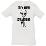 T-Shirts White / 6 Months Grey Alien Infant Premium T-Shirt