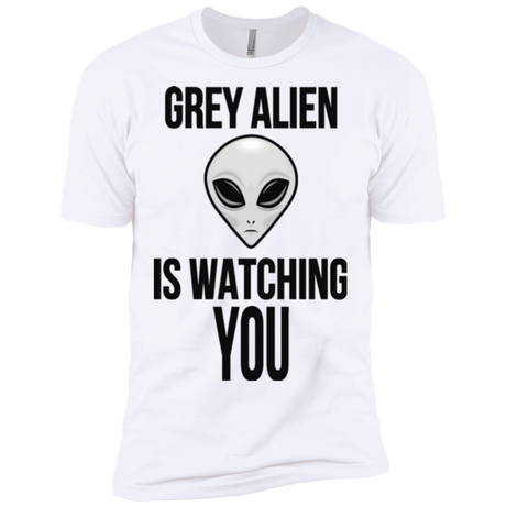 T-Shirts White / X-Small Grey Alien Men's Premium T-Shirt