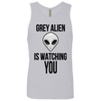 T-Shirts Heather Grey / Small Grey Alien Men's Premium Tank Top